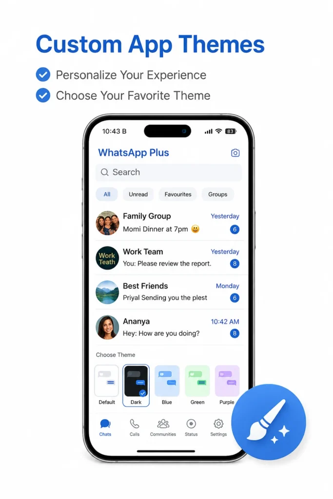 WhatsApp Plus Custom Themes