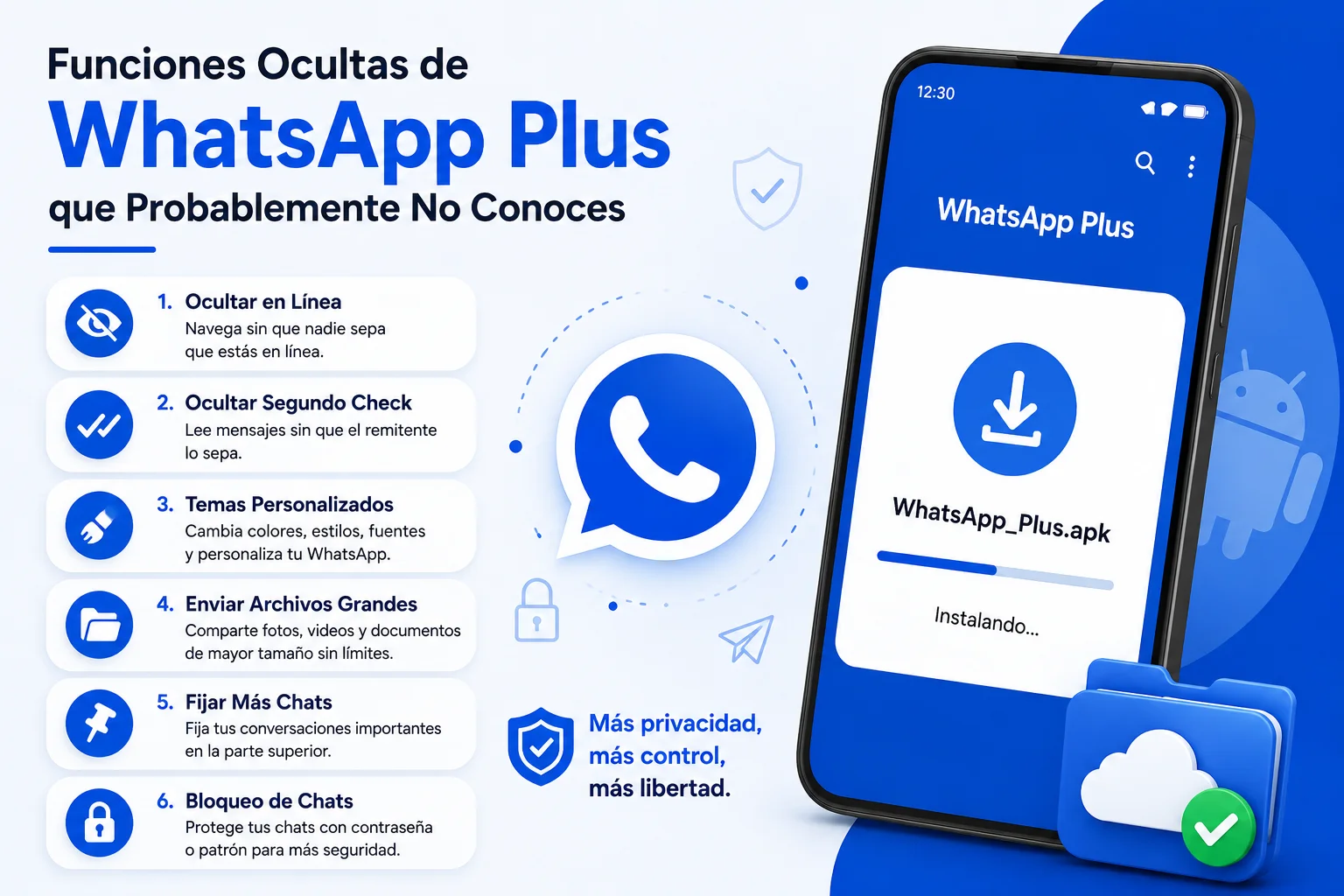 Funciones Ocultas de WhatsApp Plus