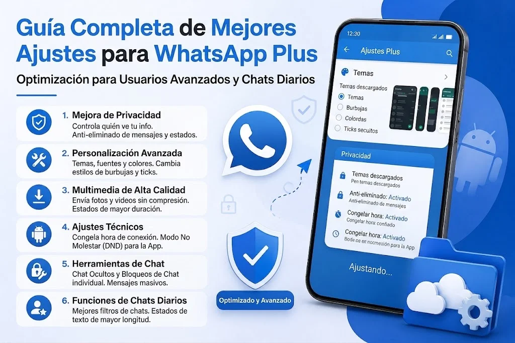 Mejores Ajustes de WhatsApp Plus