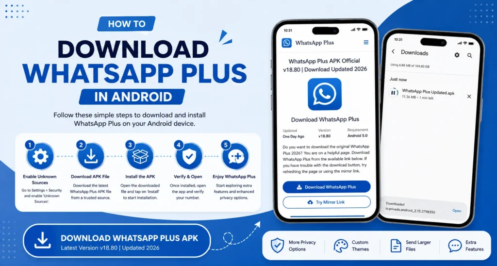 descarga de whatsapp plus para android